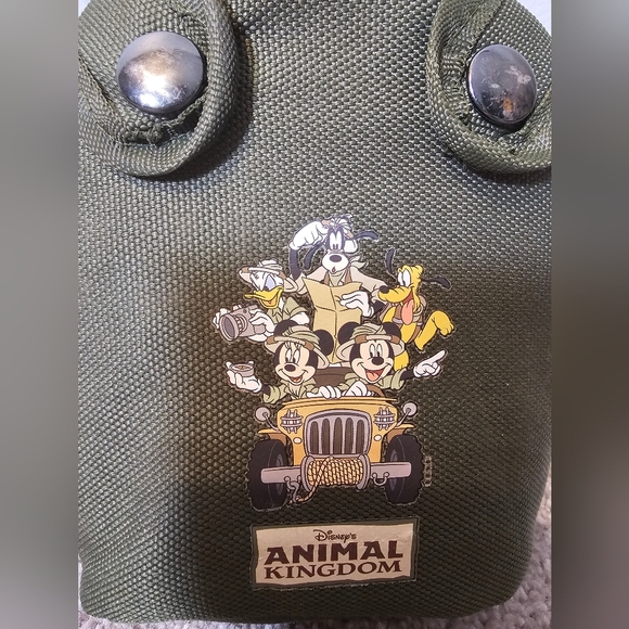 Disney Parks Animal Kingdom Mickey & Friends Safari Canteen 8" w Canvas Cover - Picture 7 of 9